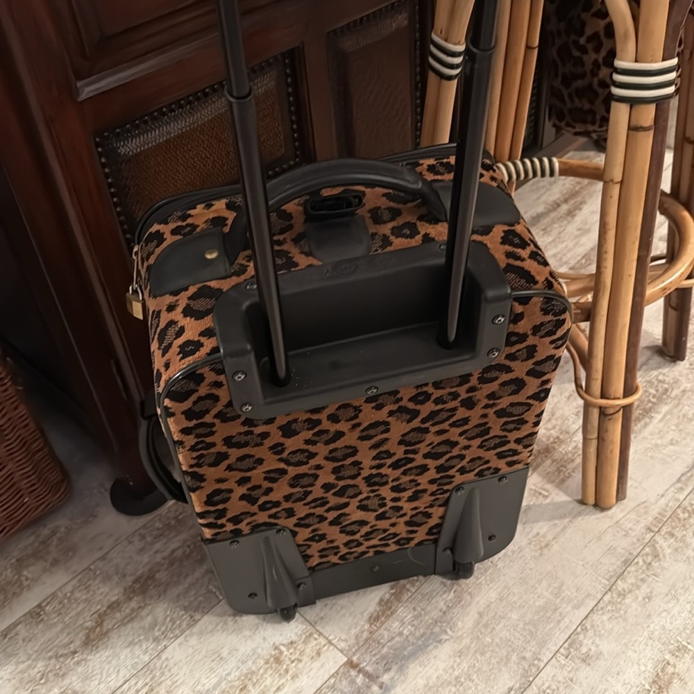 Leopard print luggage - Gevive by Boyt vintage - Picture 4 of 9